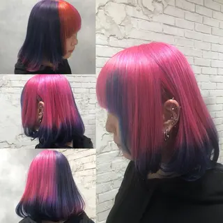 ミディアム カラー welring hair salonのヘアスタイル