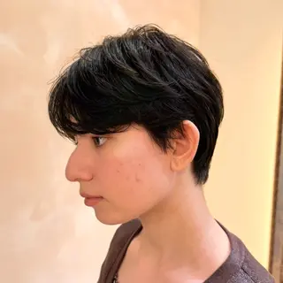 ショート ショートカット / 銀座/ 青山莉奈のヘアスタイル