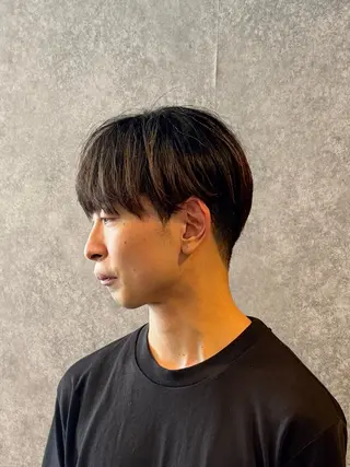 ショート パーマ メンズ 曲がる縮毛矯正 masashiのヘアスタイル
