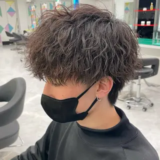 ショート パーマ メンズ ⚡️お値段以上⚡️ RYUKIのヘアスタイル