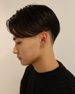 ミディアム メンズ きょーすけ 💈barberのヘアスタイル