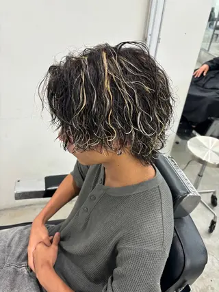 カラー パーマ メンズ 土岐/メンズ専門 パーマ特化美容師🌀のヘアスタイル