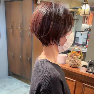 ショート 縮毛矯正 特化アツシのヘアスタイル