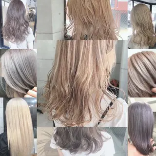 ミディアム カラー ヘアアレンジ 髪質改善デザイナー &mirai ryoのヘアスタイル