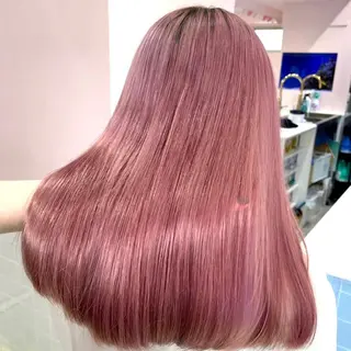 ロング カラー 🎀ハイトーン🎀 ケアブリーチmikuのヘアスタイル