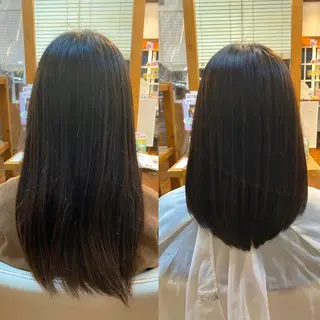 ミディアム 氷見 早祐香のヘアスタイル