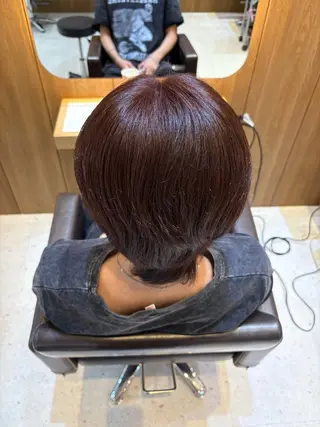 ショート カラー メンズ ❤️【暖色カラー】/ HARUKA🍒❤️のヘアスタイル