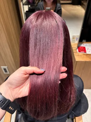 セミロング 髪質改善カラー/ レイヤー/望月うららのヘアスタイル