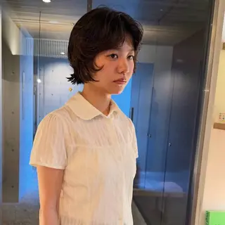 ショート ボブパーマ🥣KON コンナツミのヘアスタイル