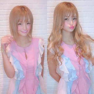 ショート カラー プルエクステ 𝑾𝑨𝑲𝑨のヘアスタイル