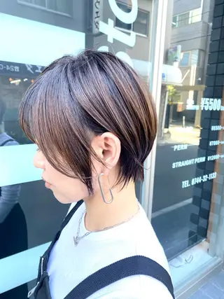 ショート Okazaki Tatsuyaのヘアスタイル