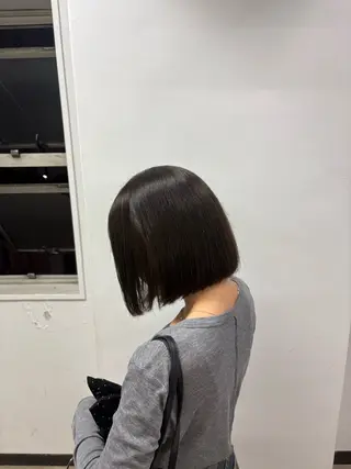ミディアム カラー 韓国っぽ×透け感🪽 Fumi 🤍のヘアスタイル