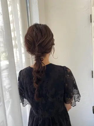 ヘアアレンジ 🍑もも 🍑のヘアスタイル