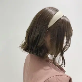 ミディアム カラー ヘアアレンジ ネイル マツエク・マツパ アイブロウ 【メンズサロン】 BLUCK 横浜のヘアスタイル
