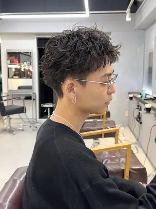 パーマ メンズ カットモデル募集中/ 新潟万代/あんゆのヘアスタイル