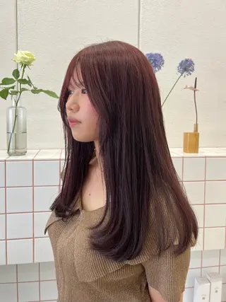 セミロング 🌼花屋併設🌼 木下奈々望のヘアスタイル
