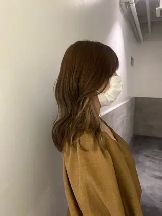 ミディアム カラー 鈴木 三保のヘアスタイル