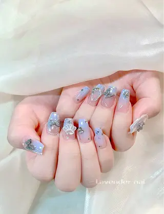 ネイル Lavender nail·中島公園のネイルデザイン