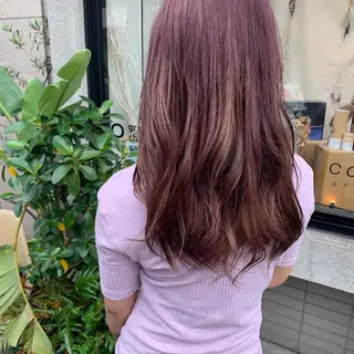 ロング 艶髪color💎髪 質改善ストレート大吉のヘアスタイル