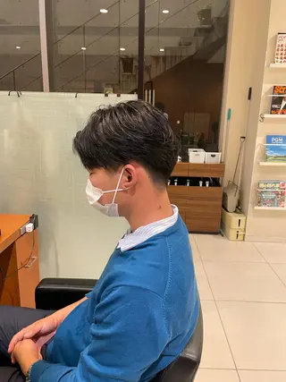 ショート メンズ 髙田 千華 髪質改善ストレートのヘアスタイル