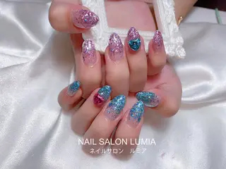 ネイル ネイルサロン ルミア Lumia 店長施術のネイルデザイン