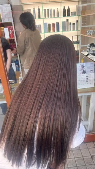 ロング カラー 艶カラー 髪質改善 🍓苺奈のヘアスタイル