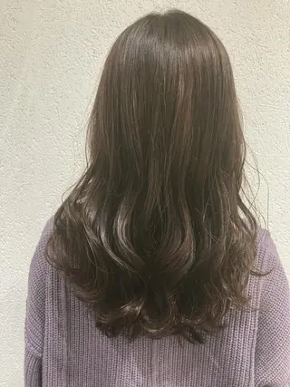 ミディアム カラー 💎髪質改善💎 西森千夏のヘアスタイル