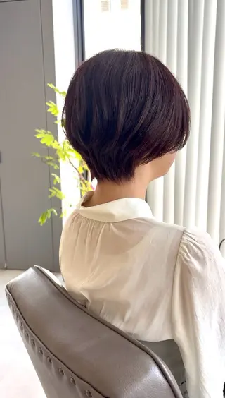ショート くせ毛カット✂️ カワタ　豊島区大塚駅のヘアスタイル