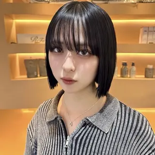 ショート 🕊️ナチュラル盛れ 韓国風艶髪/マホ🫧のヘアスタイル