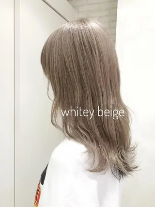 セミロング カラー 大平 美沙のヘアスタイル