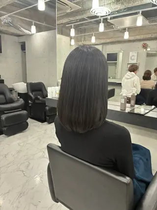 セミロング Endearing 🌟銀座のヘアスタイル