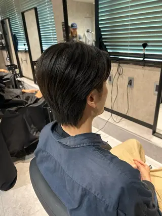 ショート メンズ 《.Xian》リク/ 艶カラー✨カット✂️のヘアスタイル