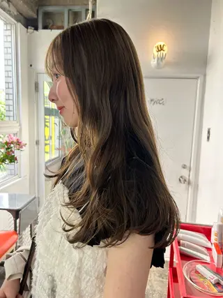 ロング カラー maho/垢抜け カラーパーマのヘアスタイル