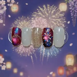 ネイル BLUE CORAのネイルデザイン
