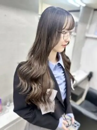 ロング ｳｲｷ/羽エクステ シールエクステのヘアスタイル