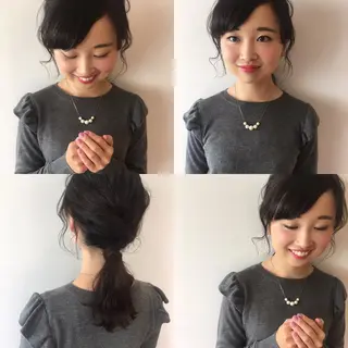 セミロング 透明感カラー 🎀エリコ🌈のヘアスタイル