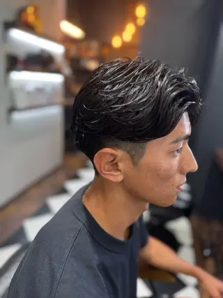 ショート パーマ メンズ メンズ専門美容師店長 💈高橋和真💈のヘアスタイル