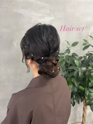 ヘアアレンジ ✨透明感艶カラー ✨💍Yuri💍のヘアスタイル
