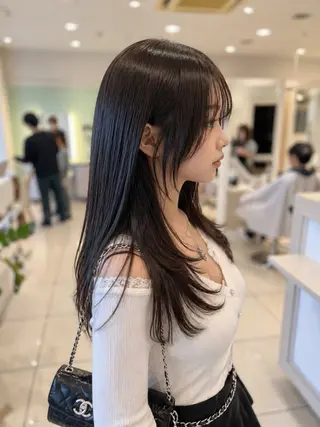 ロング 金子 直樹のヘアスタイル