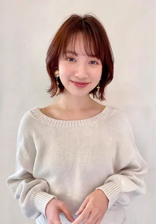 ミディアム 【吉祥寺でボブなら】 オガタソウイ🌿のヘアスタイル