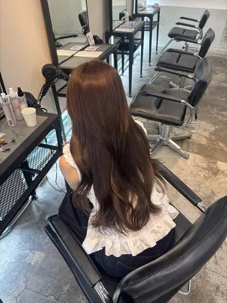 ロング カラー レイヤー sala 推しカラー職人🎀のヘアスタイル