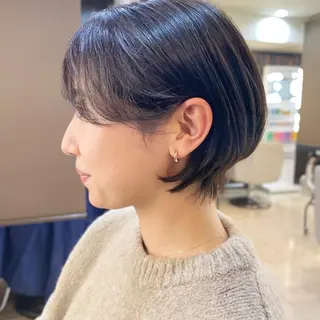 ショート カラー 👑銀座ショート/ 絶壁補正/金子涼👑のヘアスタイル