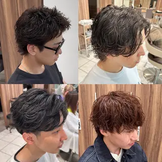 ショート パーマ メンズ メンズ特化/トレンド スタイル/白澤のヘアスタイル