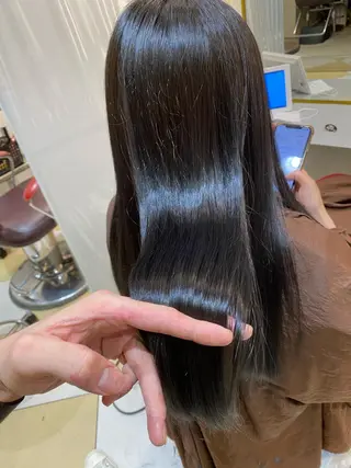 セミロング カラー 💜髪質改善美髪💜 星野清光のヘアスタイル