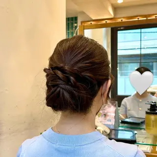 セミロング ヘアアレンジ nanae🌷 吉祥寺のヘアスタイル