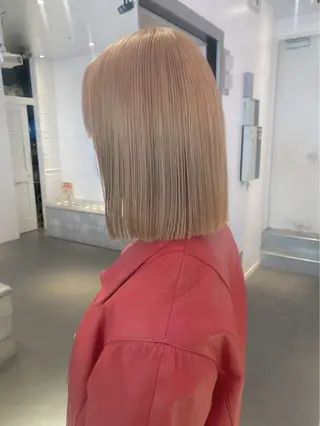 ミディアム カラー ヘアアレンジ 💟ケア×ハイトーン 💟/ミオのヘアスタイル