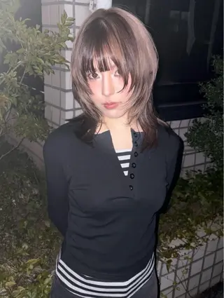 ミディアム カラー コツ🧚ハイトーン /カラー/名古屋/栄のヘアスタイル