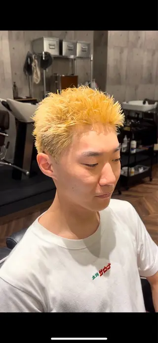 ショート メンズ専門CANEL かずまのヘアスタイル