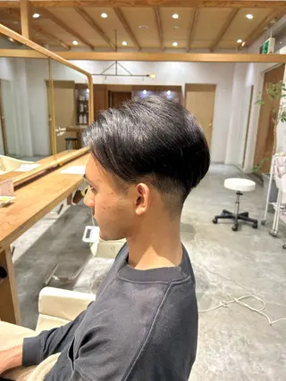 ショート メンズ 佐藤 悠生 メンズパーマ.カットのヘアスタイル