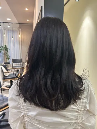ロング カラー hubhair レイヤー/透明感のヘアスタイル